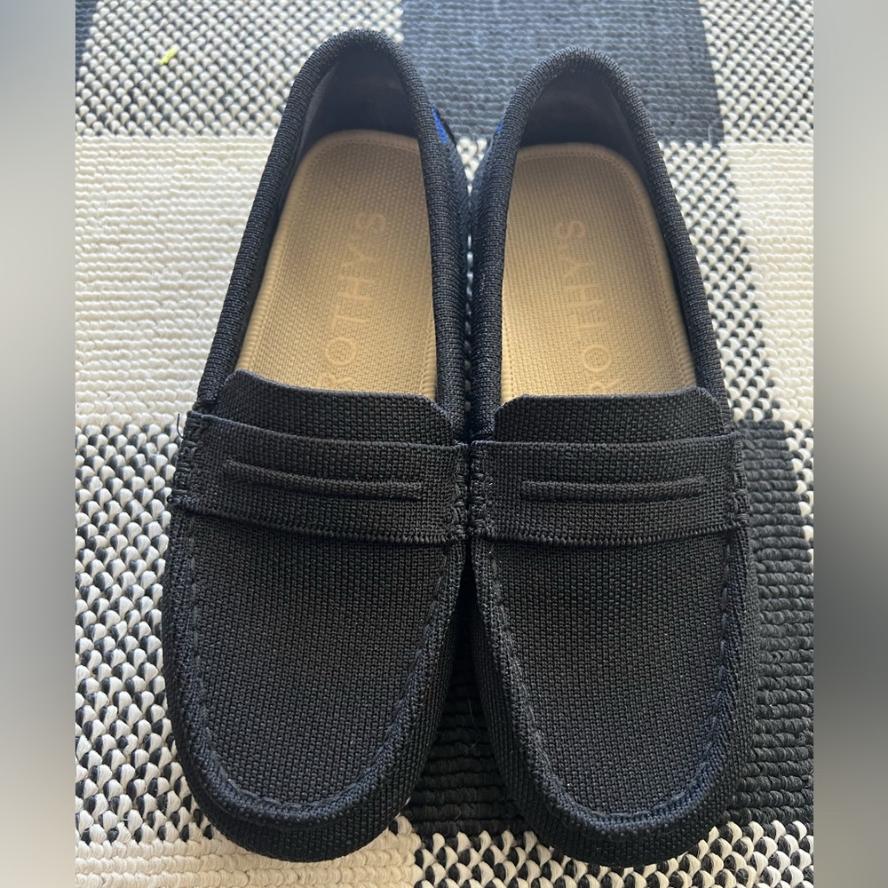 Black Rothy’s “The Driver” loafers.